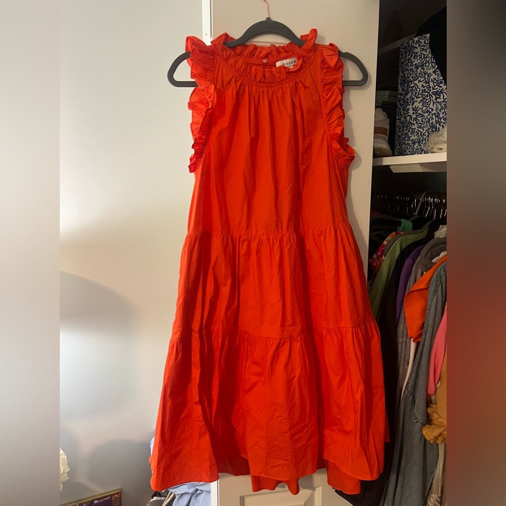 Orange Dress Perfect for Gameday!